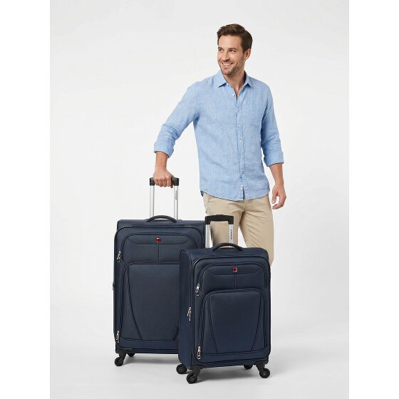 Wenger Beaumont 4-Rollen Kofferset M+L mit Dehnfalte