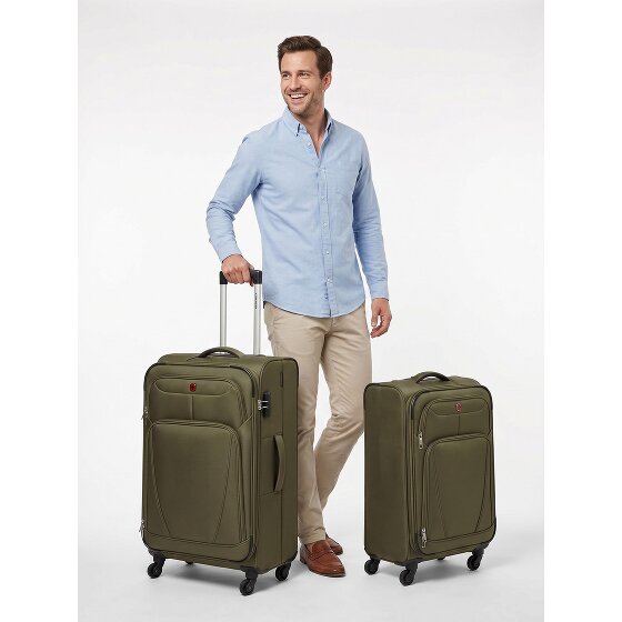 Wenger Beaumont 4-Rollen Kofferset M+L mit Dehnfalte