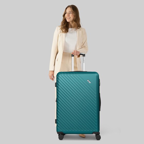 Check.In Paradise 2.0 4 Rollen Trolley L 78 cm mit Dehnfalte