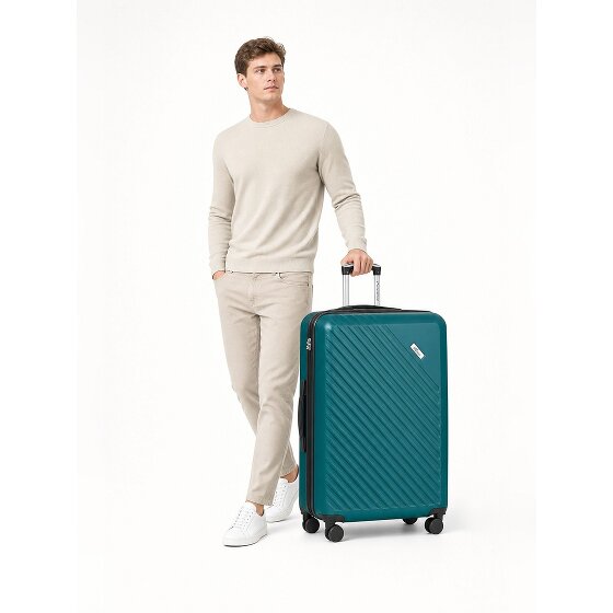 Check.In Paradise 2.0 4 Rollen Trolley L 78 cm mit Dehnfalte