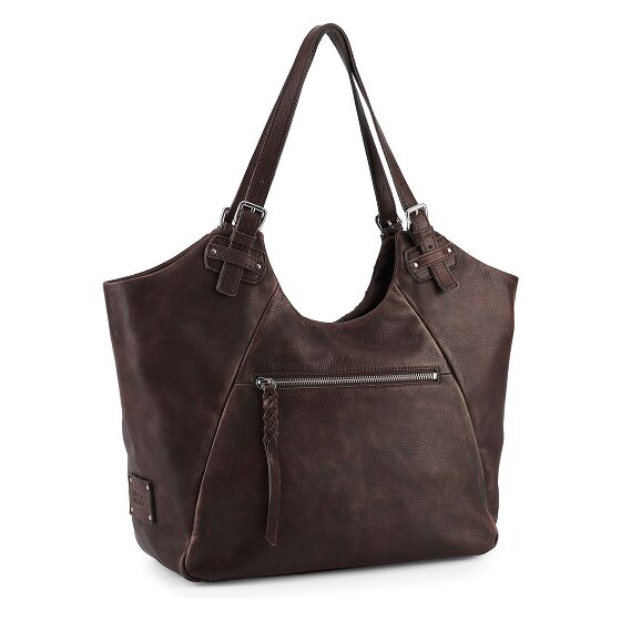 FredsBruder Calm Weave Shopper Tasche Leder 45 cm