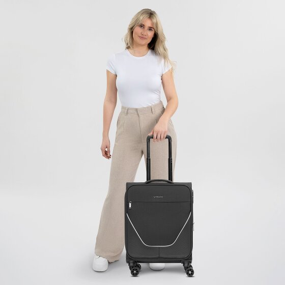 Stratic taska 4-Rollen Kabinentrolley S 55 cm mit Dehnfalte
