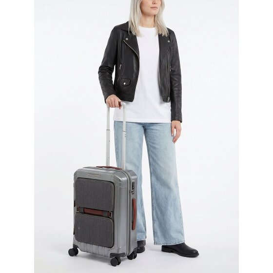 Piquadro PQLM 4-Rollen Kabinentrolley 55 cm Laptopfach