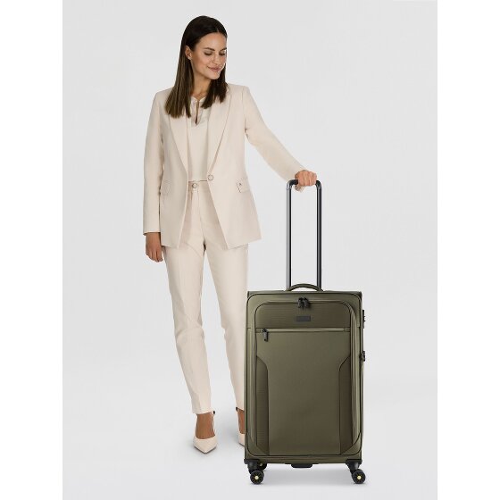 d&n Travel Line 9704 4 Rollen Trolley L 78 cm mit Dehnfalte