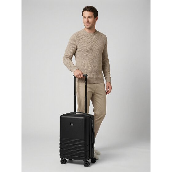 camel active Hanoi 4 Rollen Kabinentrolley S 55 cm mit Dehnfalte