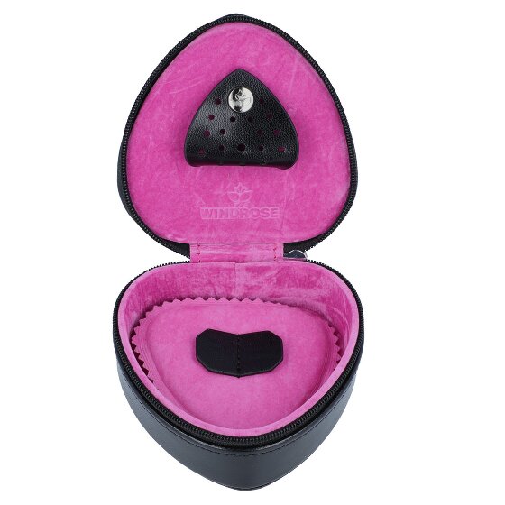 Windrose Merino Moda Schmuckdose Leder 9 cm