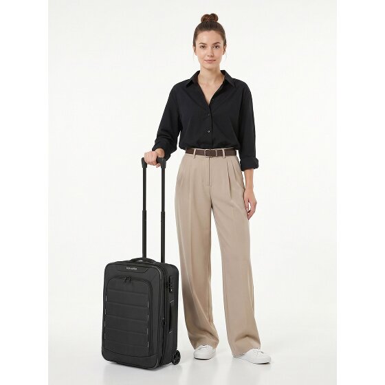Travelite Skaii 2 Rollen Kabinentrolley 55 cm mit Dehnfalte