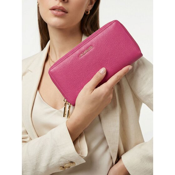 Lazarotti Bologna Leather XL Double Zip-Around Geldbörse RFID Leder 20 cm