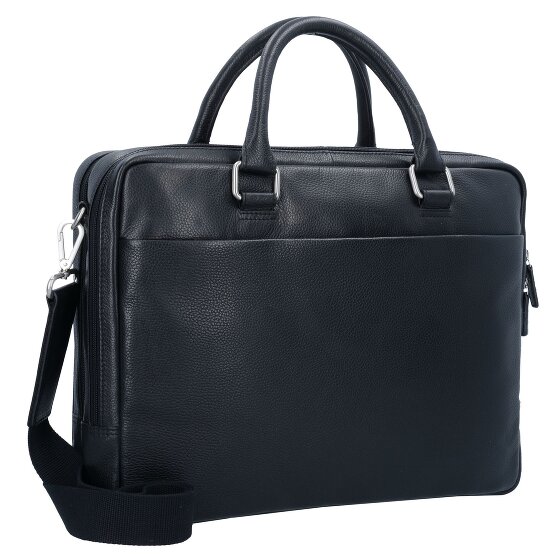 Leonhard Heyden Berlin Aktentasche Leder 39 cm Laptopfach