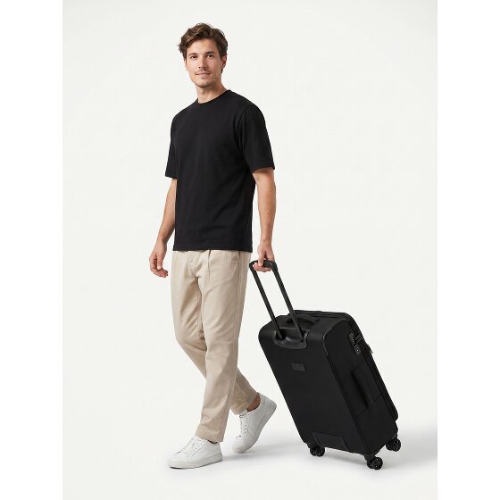 d&n Travel Line 9804 4 Rollen Trolley M 68 cm mit Dehnfalte