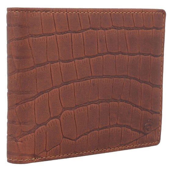 Esquire Croco Geldbörse RFID Schutz Leder 12 cm
