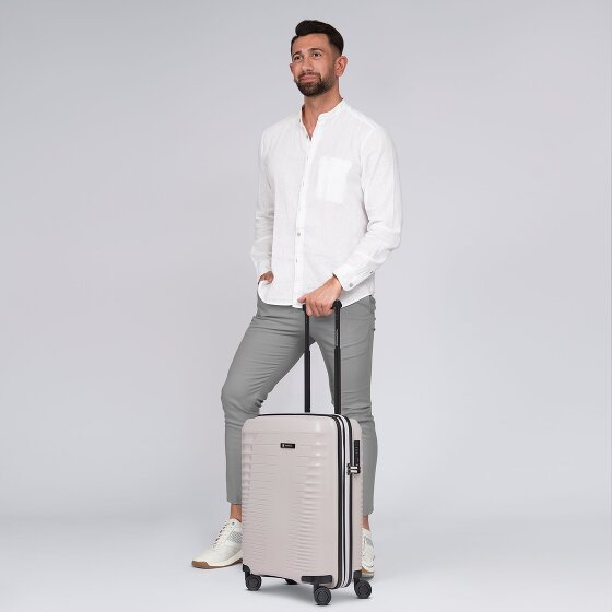 Farmhood Eco Edition 4 Rollen Kabinentrolley 55 cm mit Dehnfalte