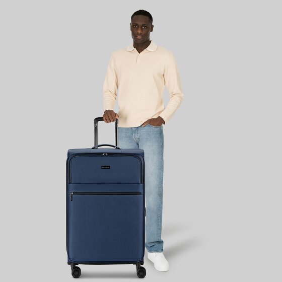 bugatti Valencia Soft 4 Rollen Trolley L 75 cm mit Dehnfalte