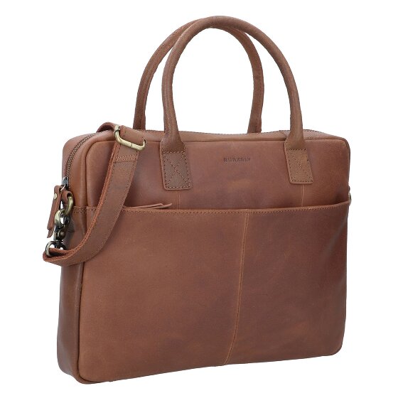 Burkely Vintage Aktentasche Leder 37 cm Laptopfach