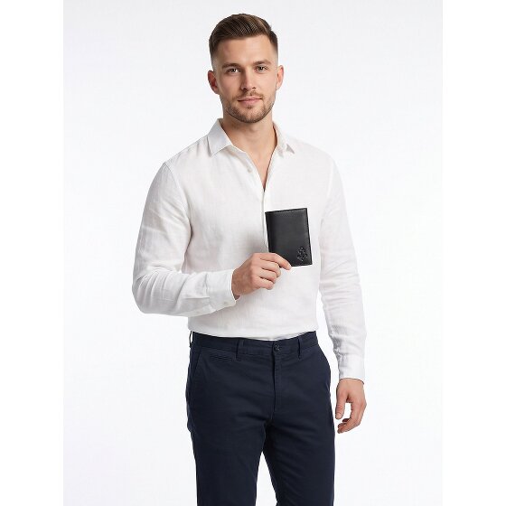 oxmox Leather Geldbörse RFID Schutz Leder 13 cm
