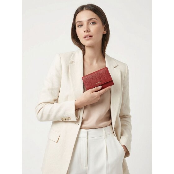 Lazarotti Bologna Leather XL Geldbörse mit Zip-Around Fach Leder 14 cm