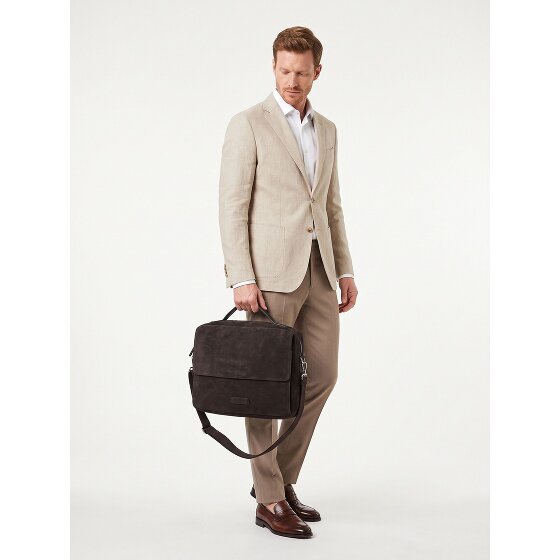 Marc O'Polo Aktentasche Leder 38 cm Laptopfach