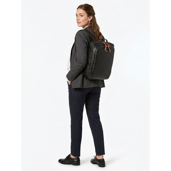 Braun Büffel Novara Business-Rucksack Leder 40 cm Laptopfach