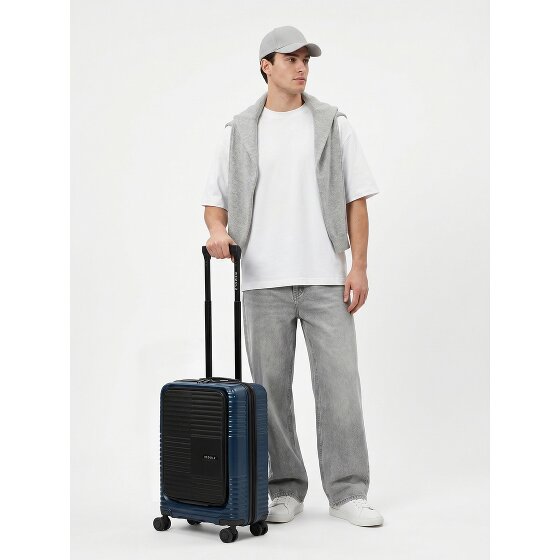 Redolz Essentials 17 2.0 4 Rollen Kabinentrolley 55 cm Laptopfach mit Dehnfalte