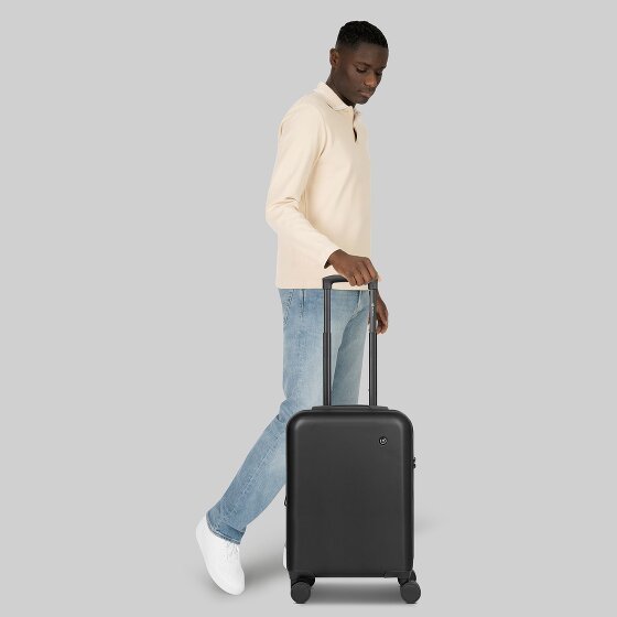 bugatti Valencia 2.0 4 Rollen Kabinentrolley S 54 cm mit Dehnfalte