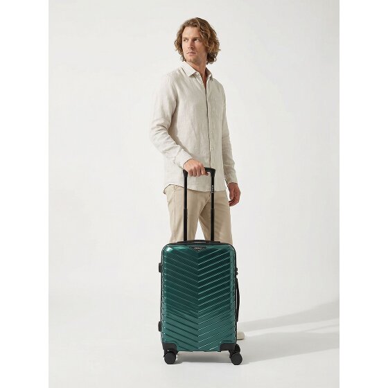 Redolz Essentials 18 4 Rollen Kabinentrolley 55 cm mit Dehnfalte