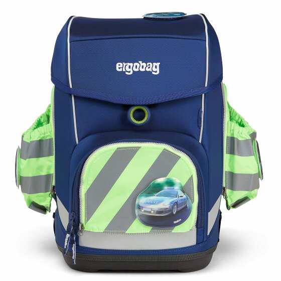 Ergobag Zubehör Fluo Seitentaschen Sicherheitsset 3tlg. mit Reflektorstreifen
