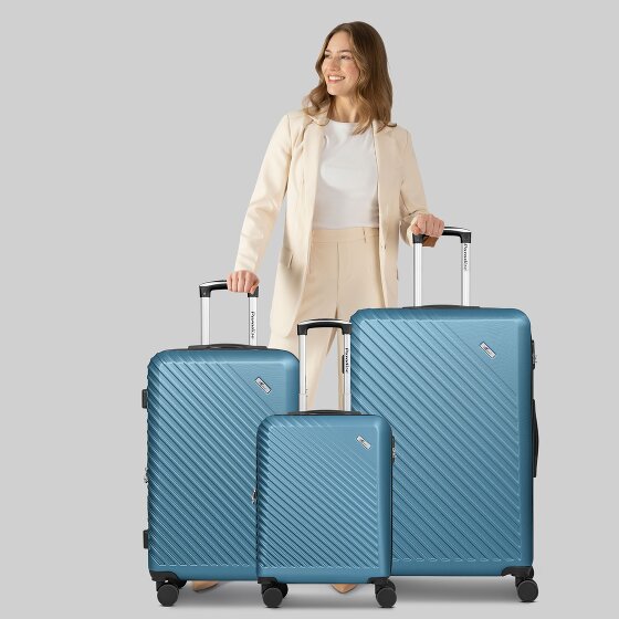 Check.In Paradise 2.0 4 Rollen Kofferset 3-teilig mit Dehnfalte