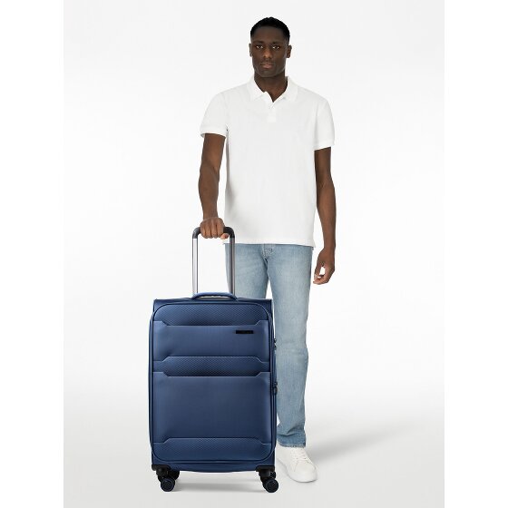 Cocoono Mauritius 4 Rollen Trolley M 70 cm mit Dehnfalte