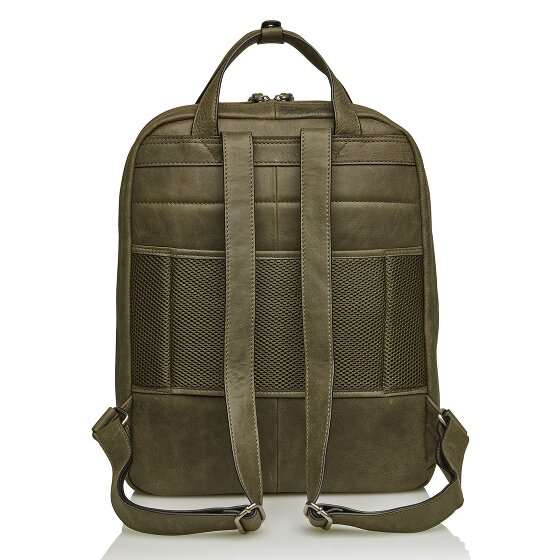 Castelijn & Beerens Carisma Rucksack RFID Leder 40 cm Laptopfach
