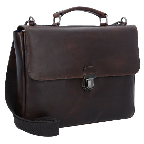 Leonhard Heyden Roma Aktentasche Leder 37 cm Laptopfach