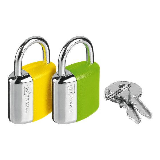 Go Travel Gepäckzubehör Vorhängeschloss Set 2 tlg.