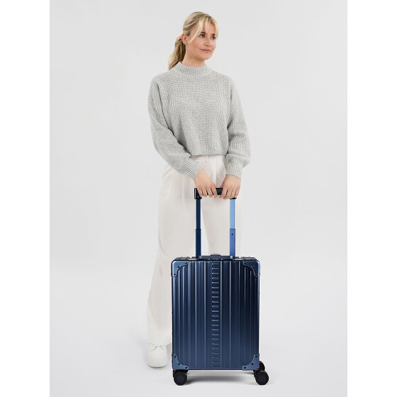 Aleon Business 4-Rollen Kabinentrolley Aluminium 50 cm Laptopfach
