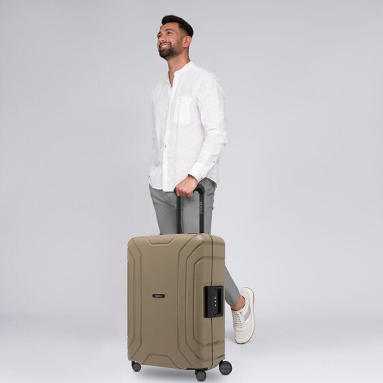 Redolz Essentials 15 4-Rollen Trolley 65 cm mit Dreipunkt-Verschluss