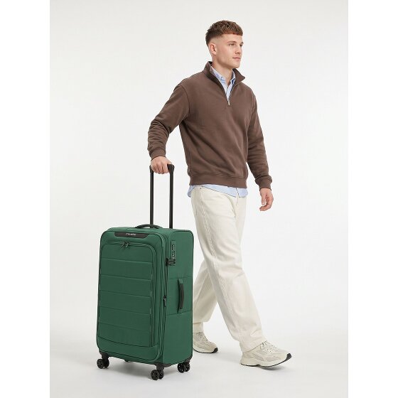 Travelite Skaii 4 Rollen Trolley L 78 cm mit Dehnfalte