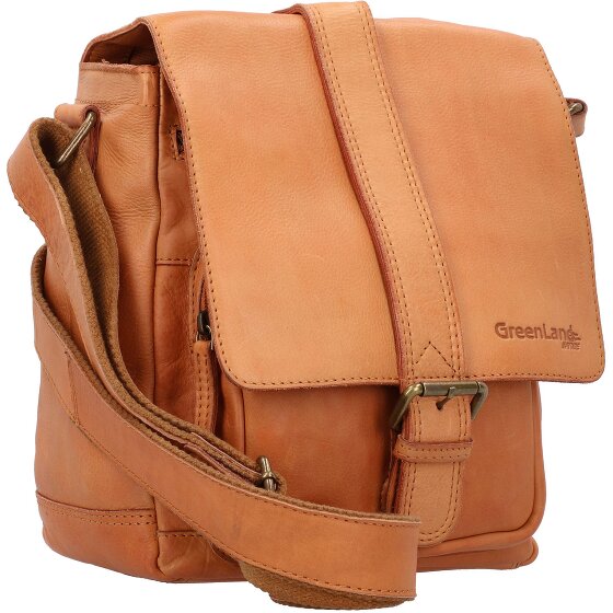 Greenland Nature GreenLand NATURE Umhängetasche Leder 23 cm