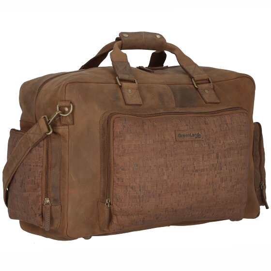 Greenland Nature Nature Weekender Reisetasche Leder 50 cm Laptopfach