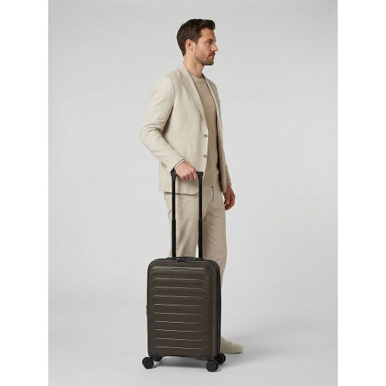 d&n Toronto 4 Rollen Kabinentrolley S 54 cm mit Dehnfalte