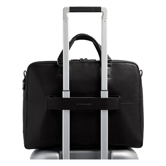 Piquadro Victor Aktentasche RFID Schutz Leder 43 cm Laptopfach
