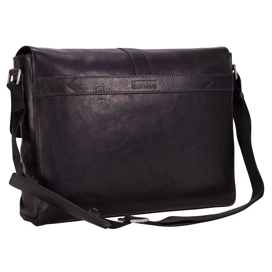 Leonhard Heyden Bergamo Messenger Leder 38 cm Laptopfach