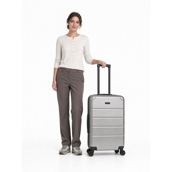 Police Dublin 4 Rollen Trolley M 64 cm mit Dehnfalte