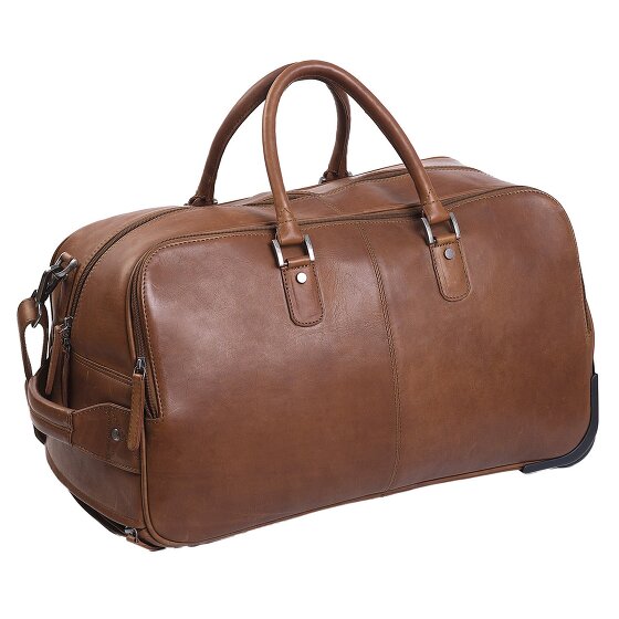 The Chesterfield Brand Wax Pull Up 2 Rollen Reisetasche Leder 60 cm