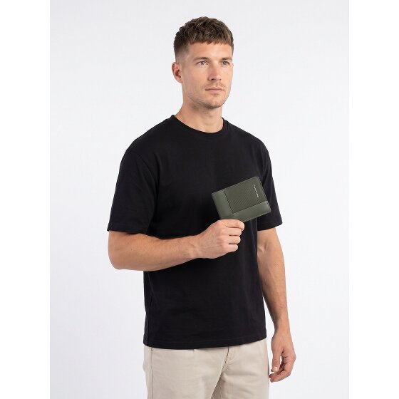 Piquadro Sync Geldbörse RFID Schutz Leder 12.5 cm