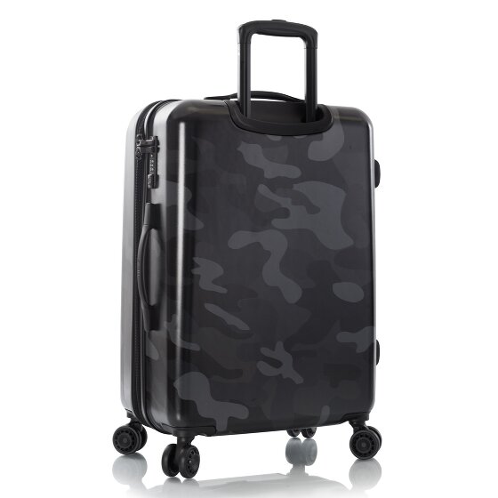 Heys Black Camo 4 Rollen Trolley M 66 cm mit Dehnfalte