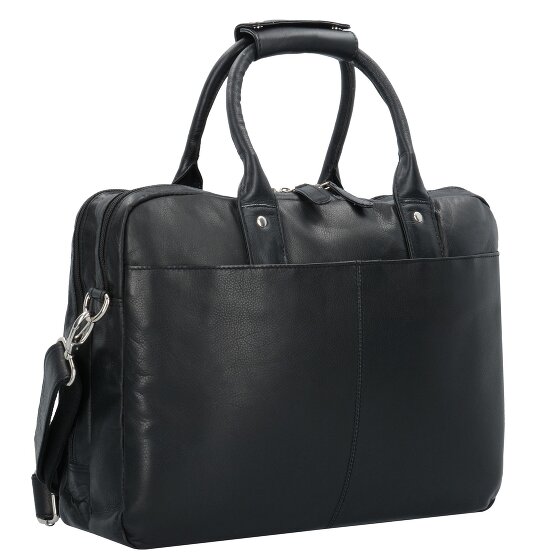 Dermata Aktentasche Leder 39 cm Laptopfach