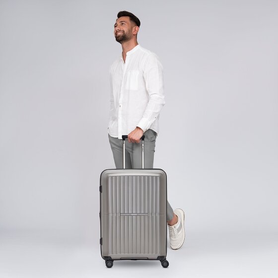 Pactastic Collection 01 4 Rollen Trolley M 67 cm mit Dehnfalte