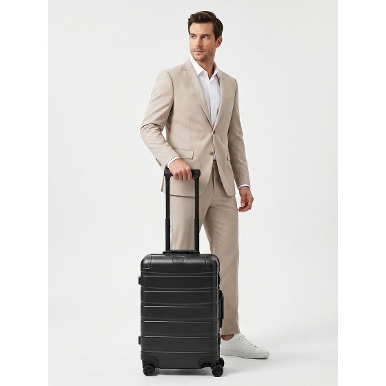 Redolz Pro Aluminium 4-Rollen Kabinentrolley S Aluminium 55 cm