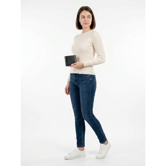oxmox Leather Geldbörse RFID Schutz Leder 12 cm