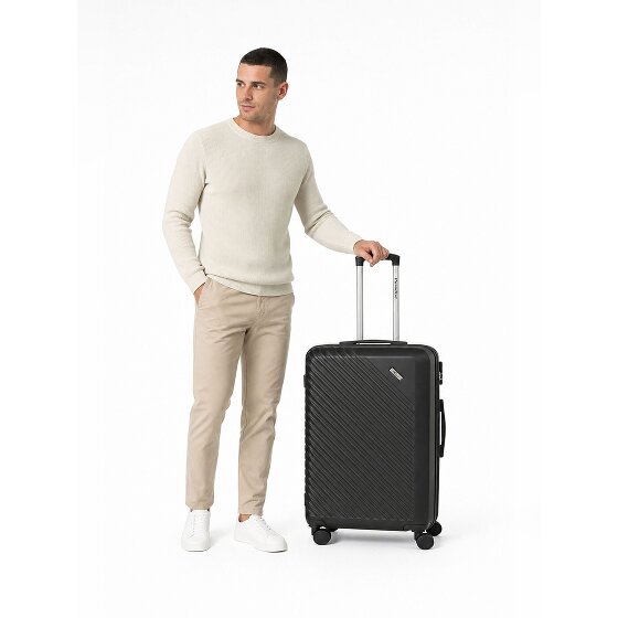 Check.In Paradise 2.0 4 Rollen Trolley M 68 cm mit Dehnfalte
