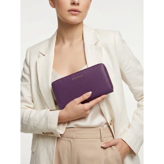 Lazarotti Bologna Leather XL Zip-Around Geldbörse Leder 19 cm