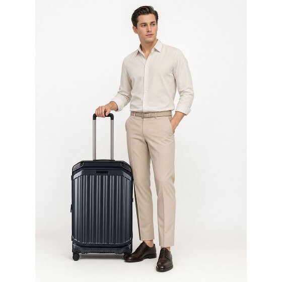 Piquadro PQ-Light 4 Rollen Trolley M 69 cm mit Dehnfalte